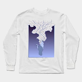 The great night dreams - Yabisan - Vector Style Long Sleeve T-Shirt